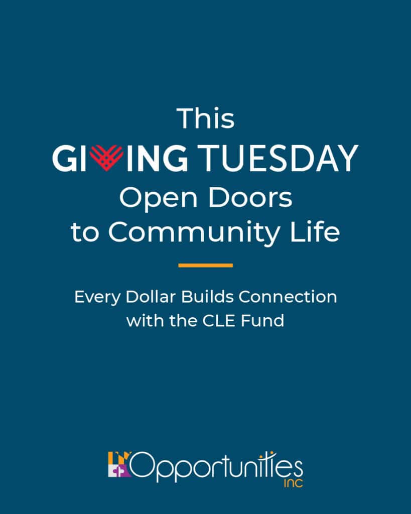Giving Tuesday - Open Doors to Community Life