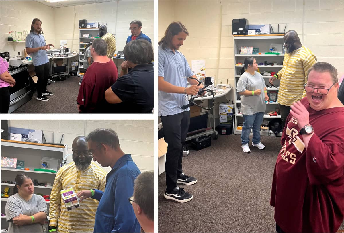 assistive technology workshop helping adults with disabilities with technology usage